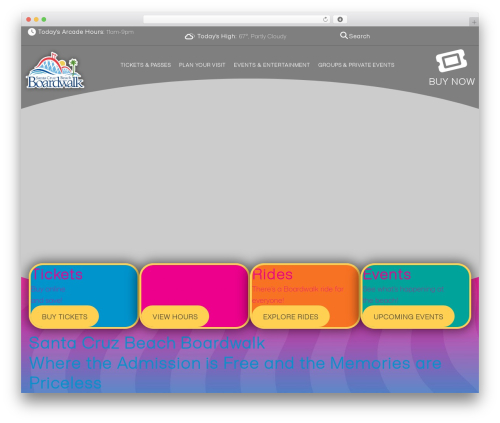 Hello Elementor WordPress theme - beachboardwalk.com