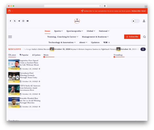 Theme WordPress Blogsy - sportsgoln.com Theme WordPress Blogsy - sportsgoln.com