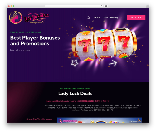 Theme WordPress Nuts - ladyluckdeals.com Theme WordPress Nuts - ladyluckdeals.com