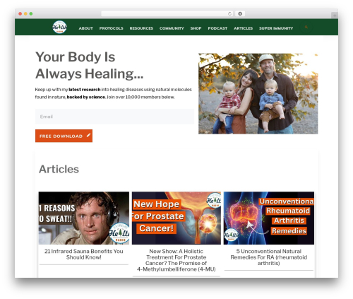 Smart podcast player WordPress plugin - extremehealthradio.com