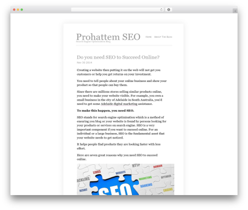 WordPress theme Clear - prohattem.com WordPress theme Clear - prohattem.com