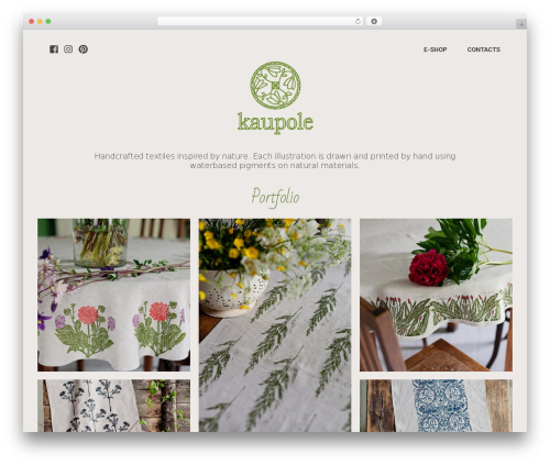 WordPress theme Daisoras - kaupole.com