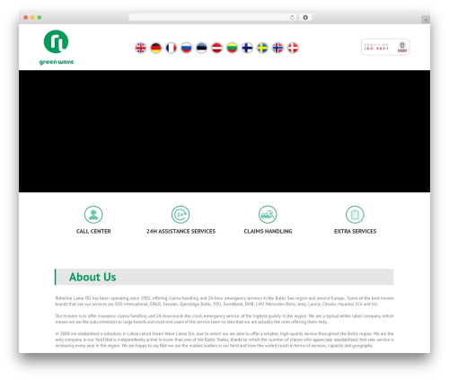 WordPress theme Interface Pro - greenwave.ee