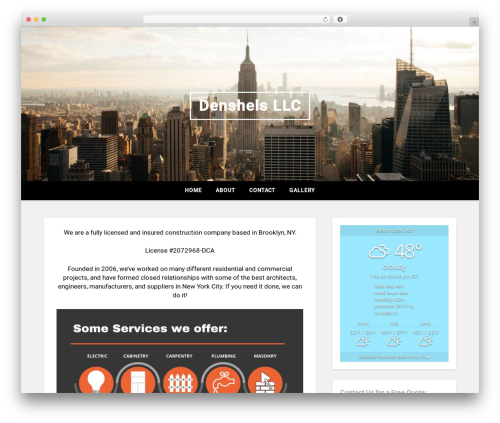 Businessly WordPress theme - denshels.com