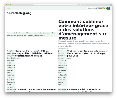 Esteem WordPress theme - ar-redadeg.org