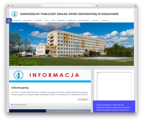 NEBlue WordPress theme - spzoz-dzialdowo.pl
