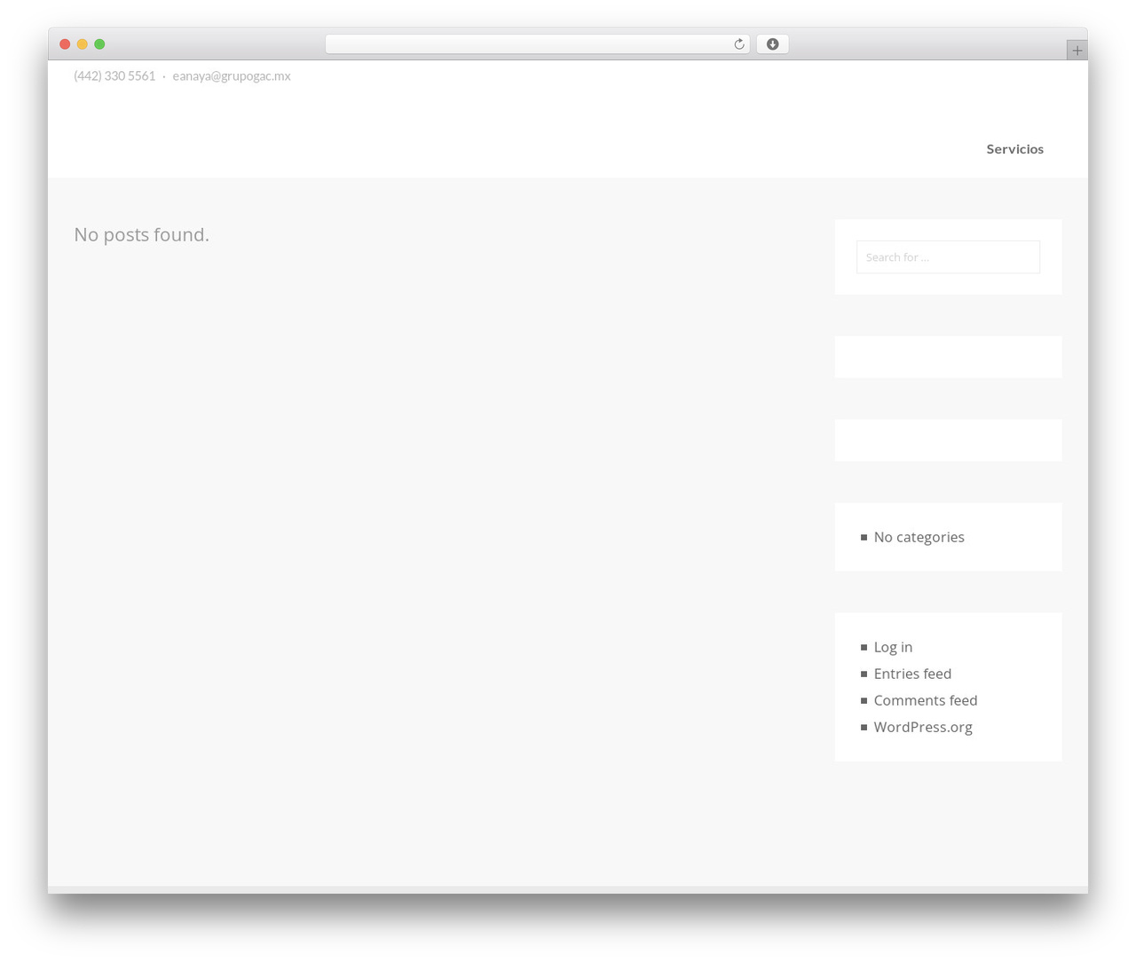 Realty premium WordPress theme - grupogac.mx