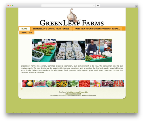 theme1 WordPress theme - greenleaffarms.biz