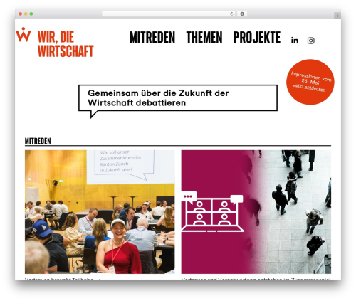 Web-Elements Theme WordPress page theme - wirdiewirtschaft.ch