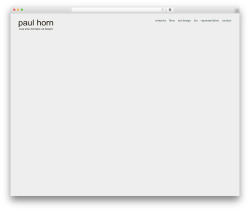 Best WordPress theme Reframe Plus - paulhorn.at