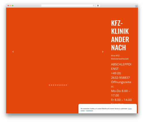 Constructor theme WordPress - kfzklinikandernach.de