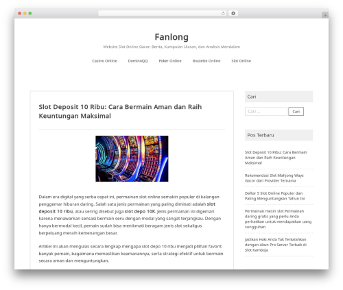 Noto Simple WordPress theme - fanlong.net