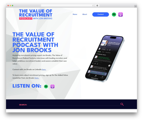Role Stack [A Search Stack Theme] WP theme - thevalueofrecruitment.com