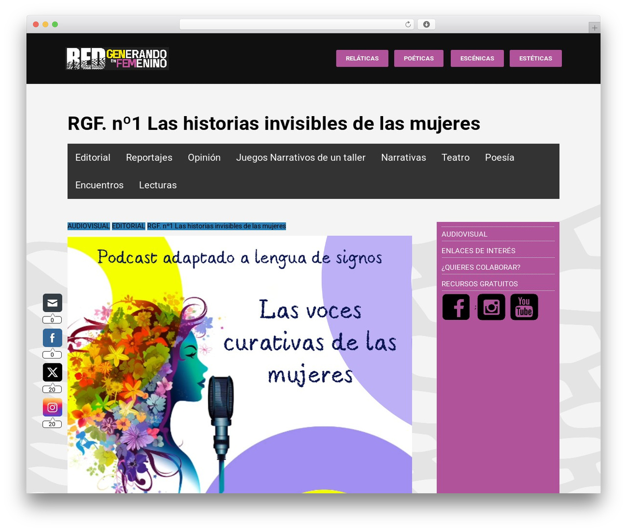 upBootWP theme WordPress - redgenerandoenfemenino.com
