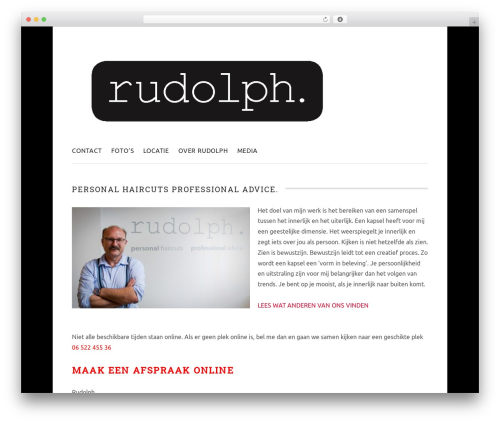 WordPress theme Hammer - rudolphamsterdam.nl