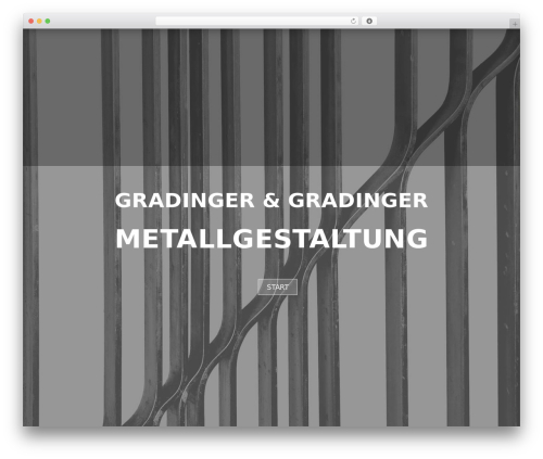 Worx WordPress page theme - gradinger-metallgestaltung.de