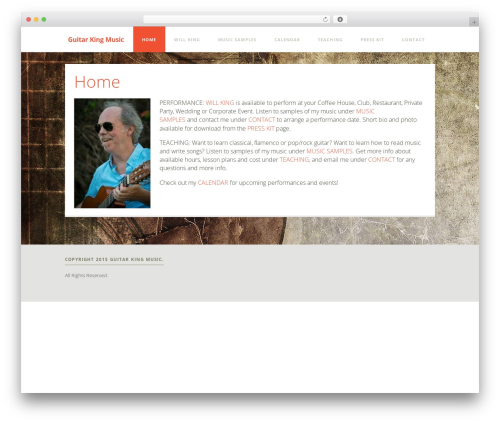 Amplify Theme WordPress theme - guitarkingmusic.com