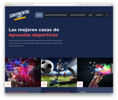 GeneratePress theme WordPress - continentalsport.es