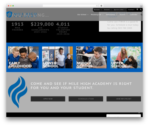 Hellen top WordPress theme - milehighacademy.org