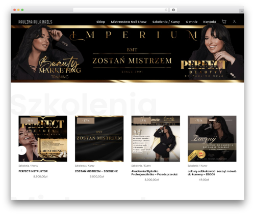 Kitring theme WordPress - paulinakulanails.com