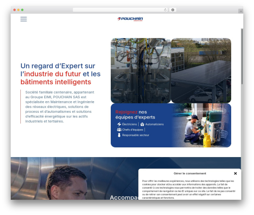 Pouchain theme WordPress - pouchain.fr