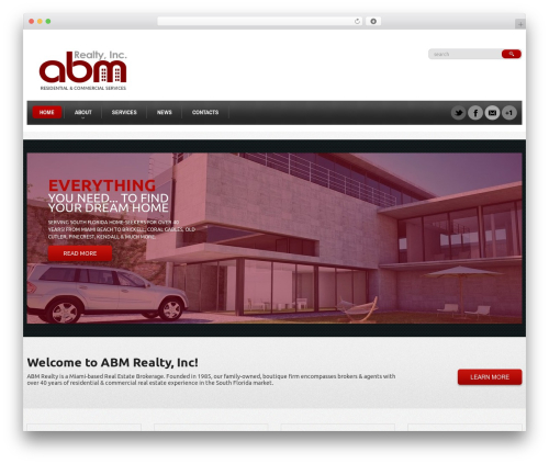 Theme WordPress cherry - abmrealty.com