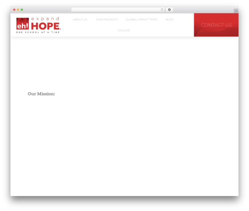 Bupuf banners WordPress plugin - expandhope.org