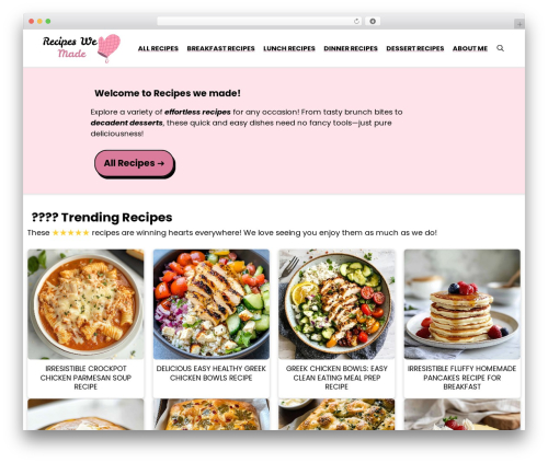 Tasty links WordPress plugin - recipeswemade.com