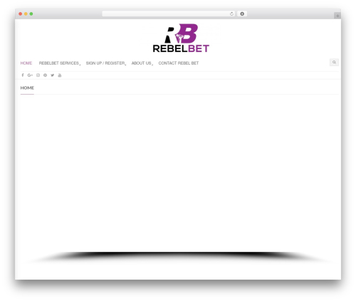Blaszok WordPress page theme - rebelbet.com