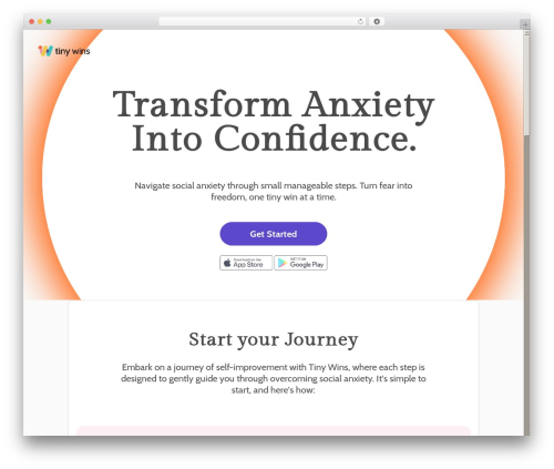 cedar WordPress theme - tinywins.club