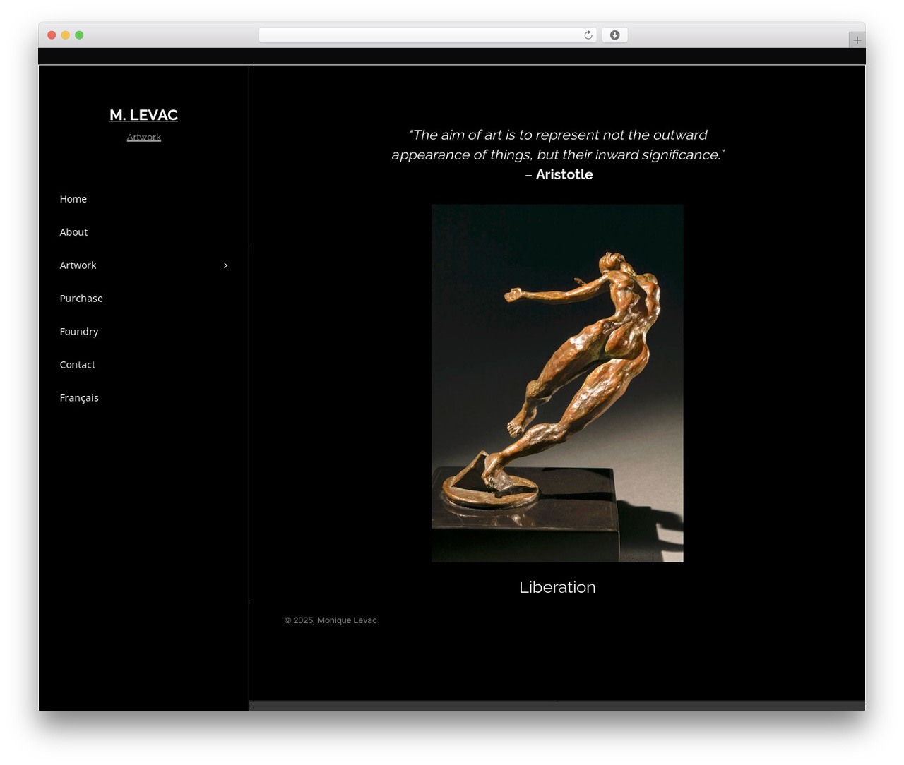 Drift theme WordPress - moniquelevac.com