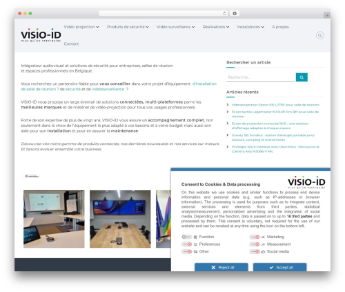 Flash premium WordPress theme - visio-id.be