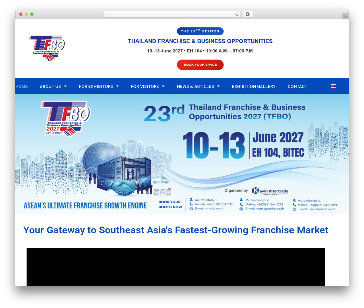 Plant theme WordPress - thailandfranchising.com