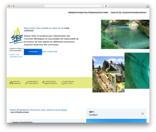 GeneratePress WordPress theme - eau-sef.ch