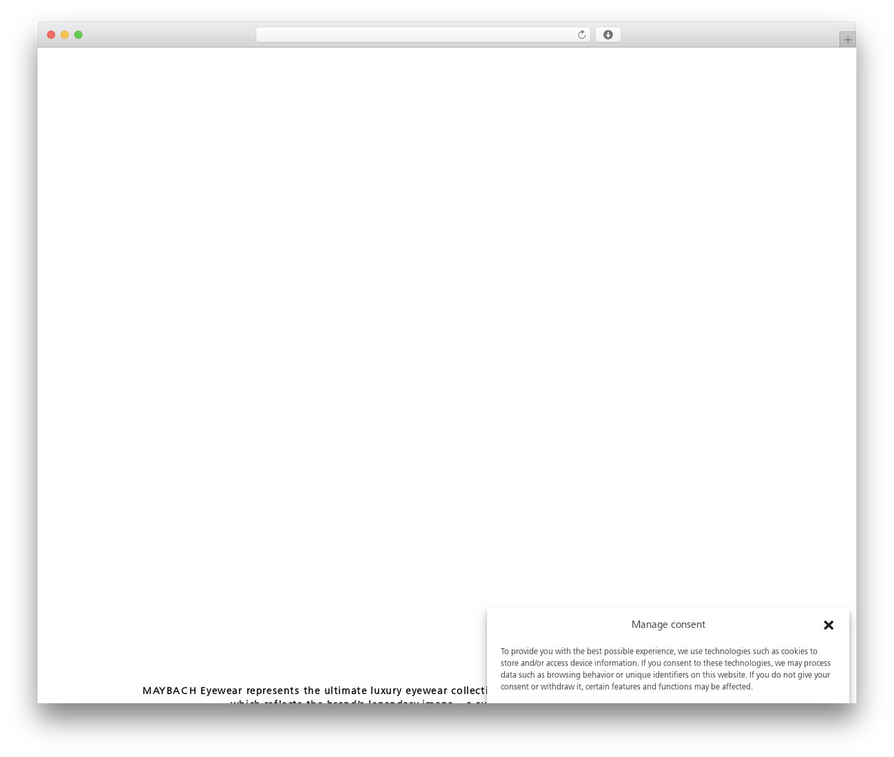 Hello Elementor theme WordPress - maybach-eyewear.com