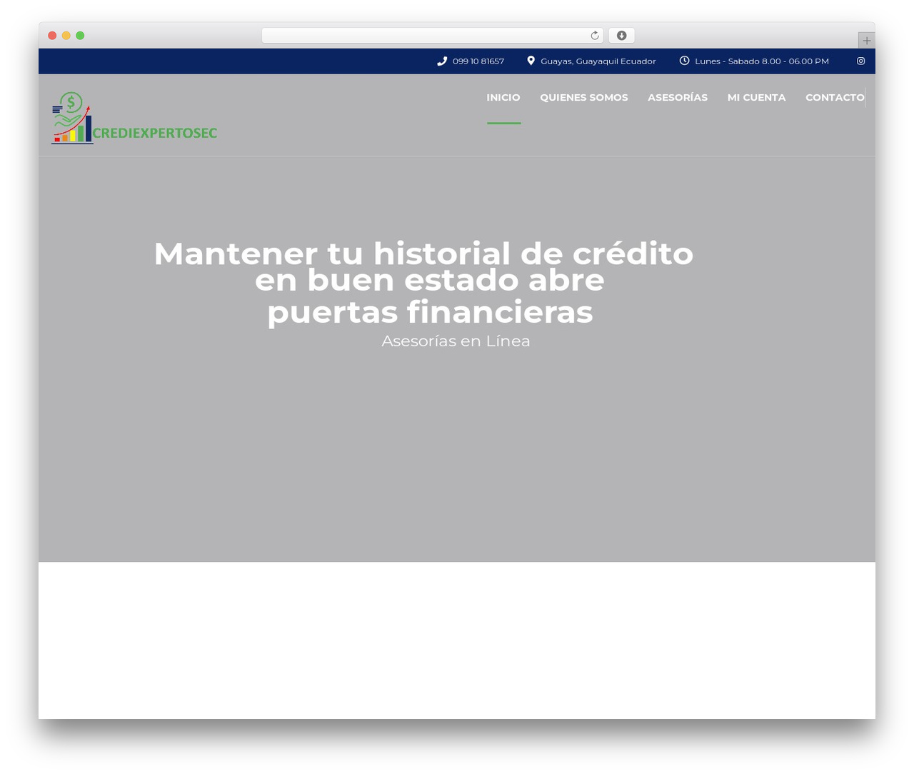 MasterStudy premium WordPress theme - crediexpertosec.com