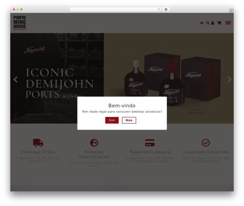 Storefront Child Theme WordPress ecommerce theme - portowinehouse.com