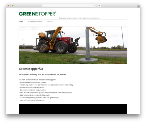 Tiny Forge WordPress theme design - greenstopper.nl