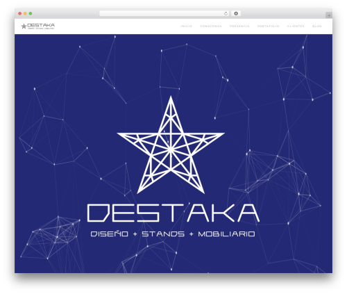 WordPress theme Comet WP - destaka.com.mx