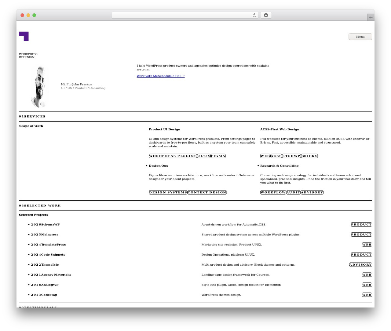 WordPress theme Etch Theme - johnfraskos.com WordPress theme Etch Theme - johnfraskos.com