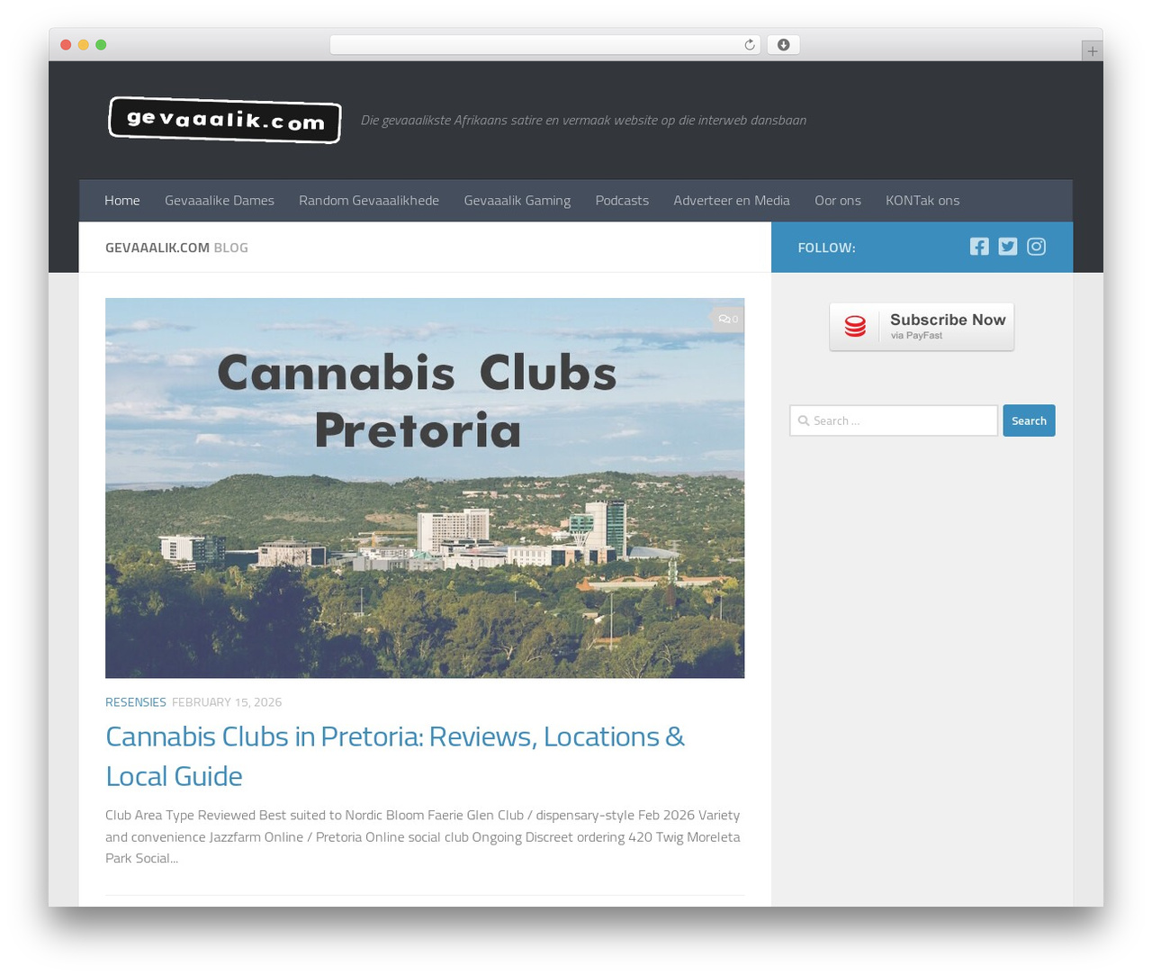 WordPress theme Hueman - gevaaalik.com