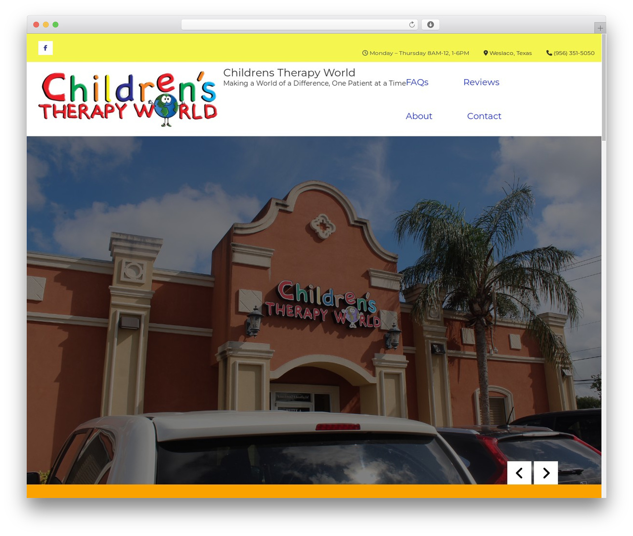 WordPress website theme Flash Pro - childrenstherapyworld.com