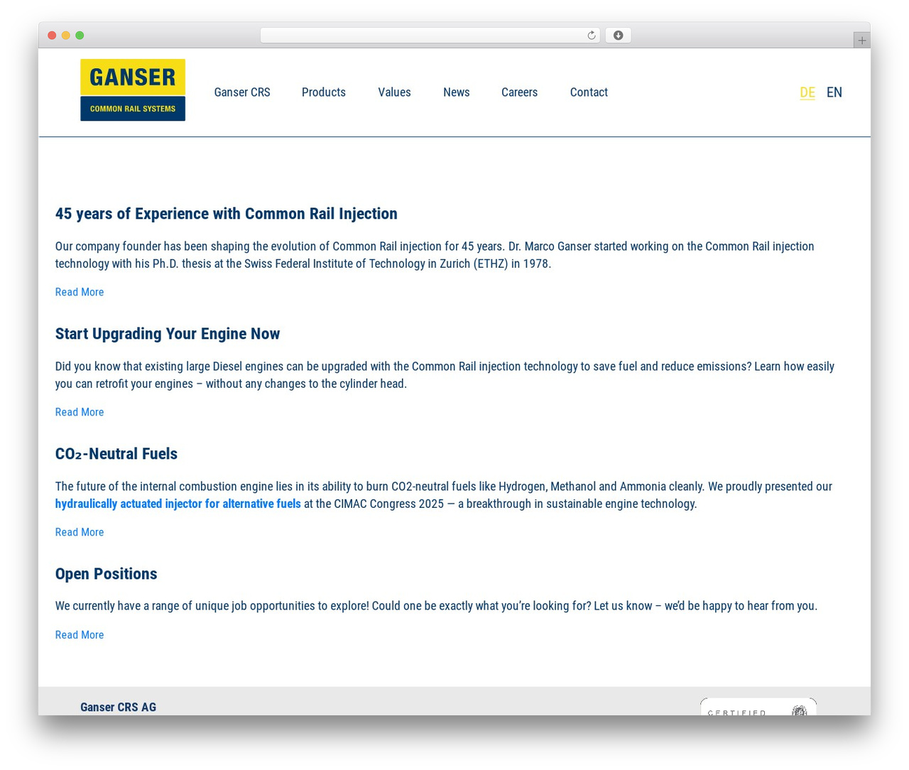 WP theme GanserCRS - ganser-crs.ch