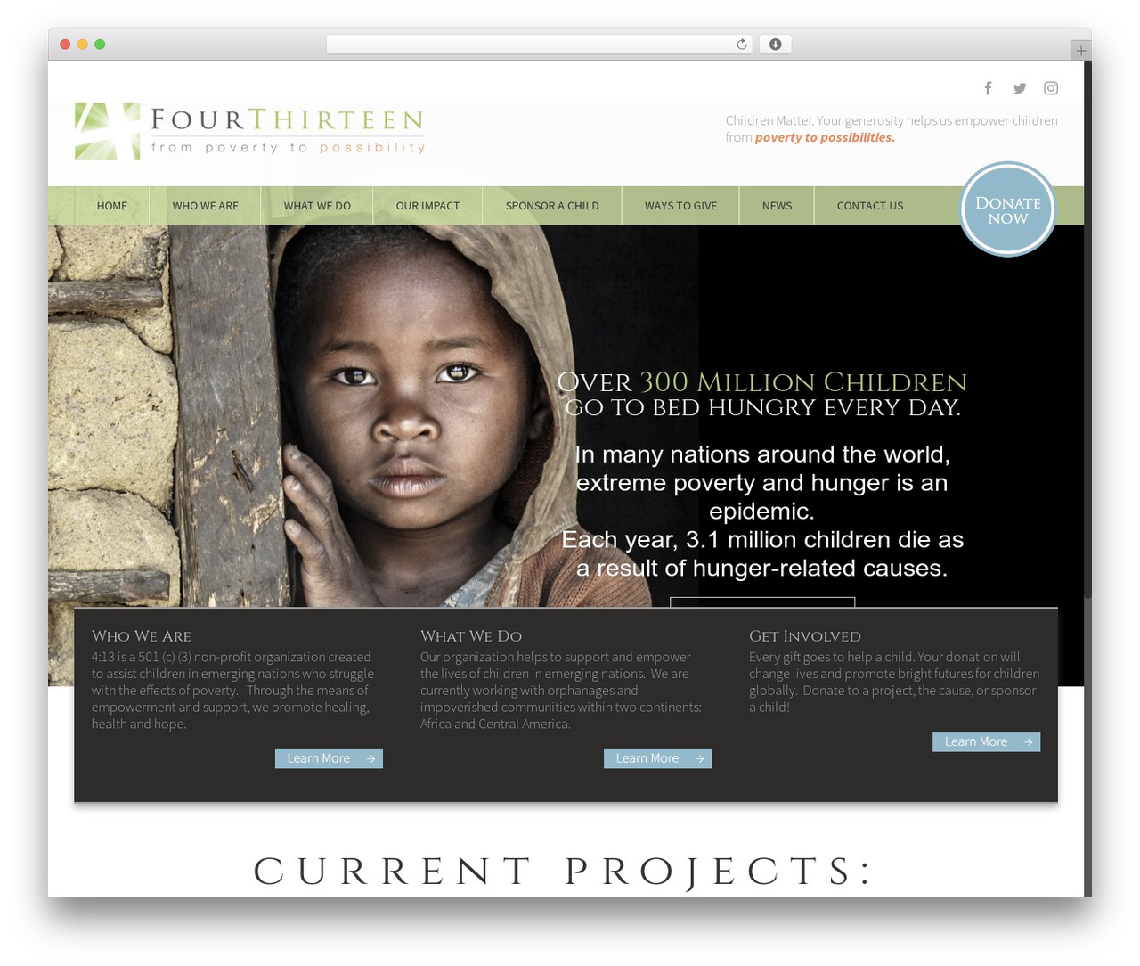 413 WordPress theme - fourthirteen.org