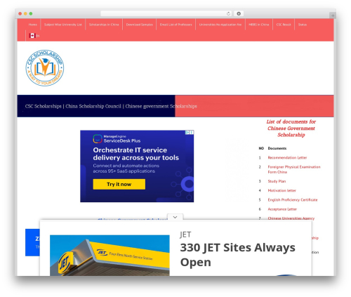 Ad inserter pro WordPress plugin - www.chinesescholarshipcouncil.com