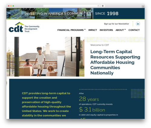 CDT WordPress theme - cdt.biz