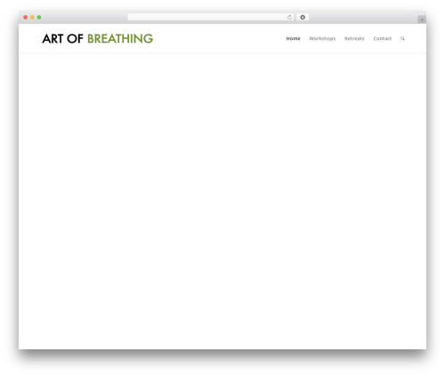 Control Panel top WordPress theme - totalbreathing.com