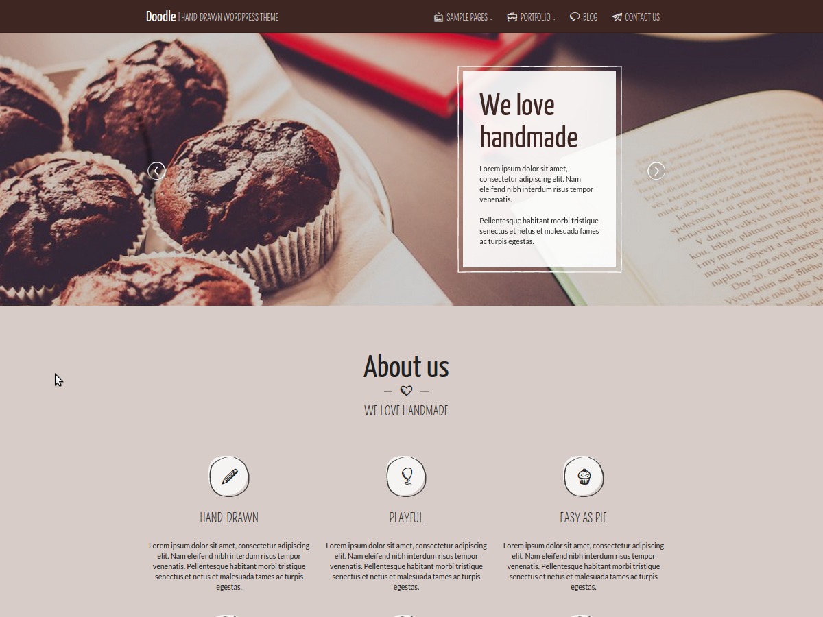 doodle theme WordPress