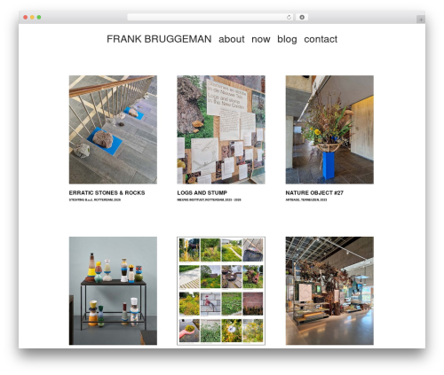 Gridz WordPress theme - frankbruggeman.com