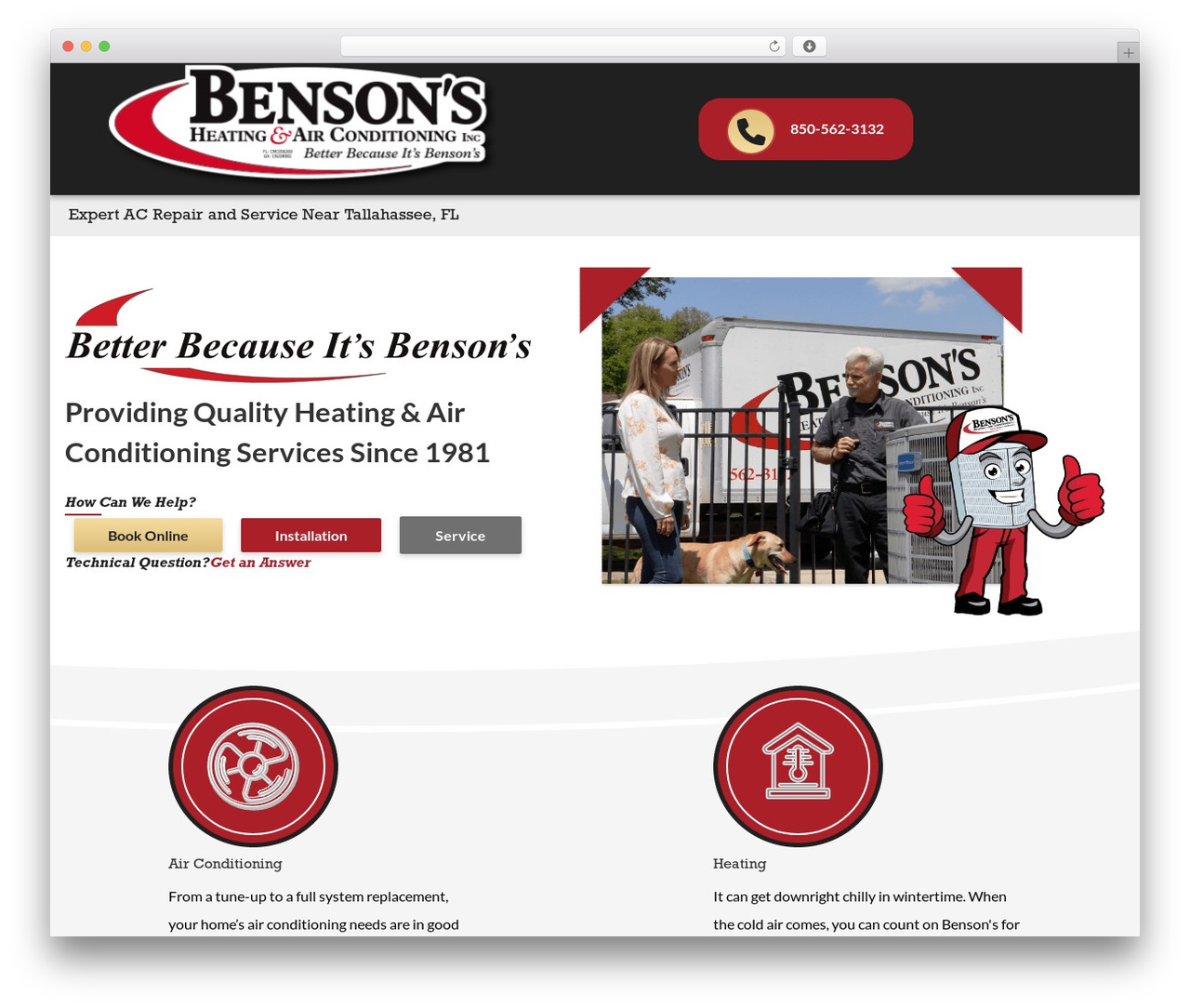 Hypercore WordPress theme design - bensonshvac.com Hypercore WordPress theme design - bensonshvac.com
